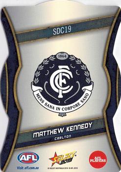2019 Select Footy Stars - Silver Diecuts #SDC19 Matthew Kennedy Back